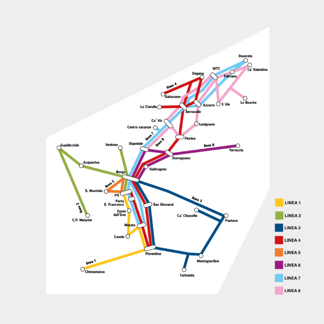 מפת קווי האוטובוס - https://www.aass.sm/site/home/trasporti.html